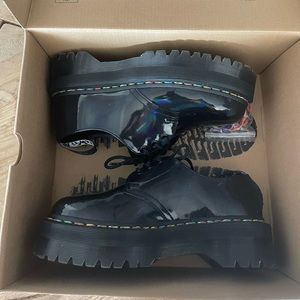 Doc Martens 1461 QUAD - rainbow - platform